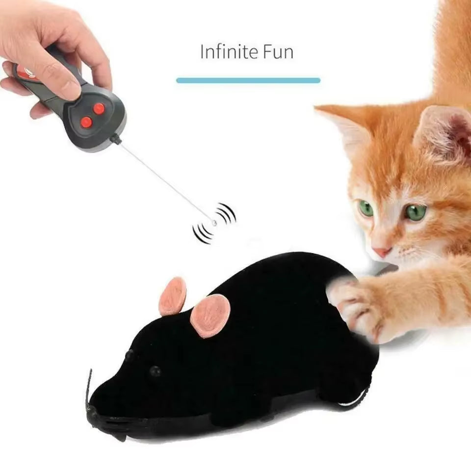 Pets Cats Mice Toy Wireless Electronic RC Mouse Playing Interactive Toys Pet Supplies Pets Gift Puppy Kitten