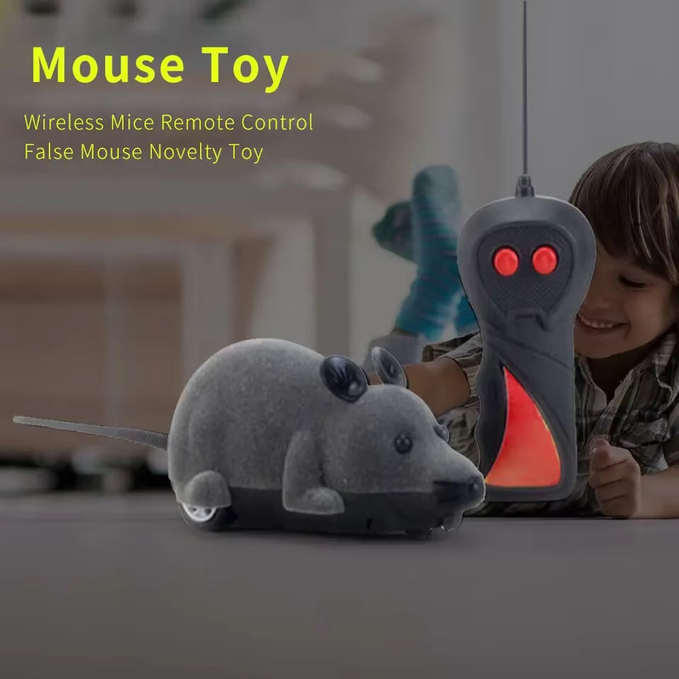 Pets Cats Mice Toy Wireless Electronic RC Mouse Playing Interactive Toys Pet Supplies Pets Gift Puppy Kitten