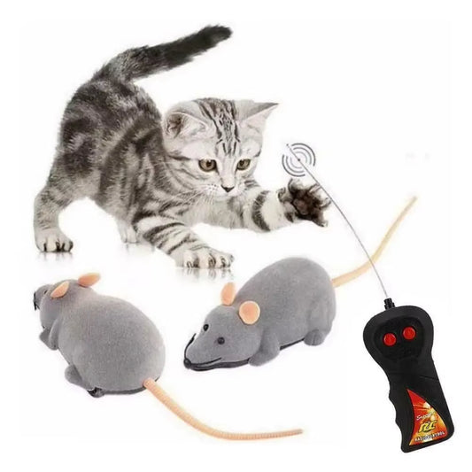 Pets Cats Mice Toy Wireless Electronic RC Mouse Playing Interactive Toys Pet Supplies Pets Gift Puppy Kitten